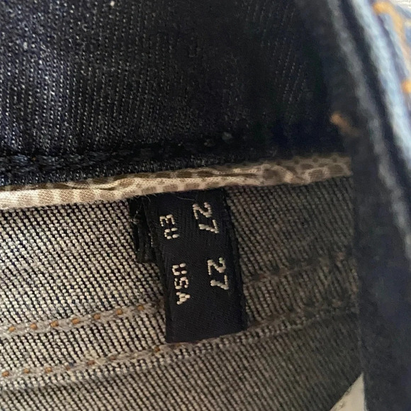 Armani high rise skinny denim jeans Sz 27 - Picture 6 of 13